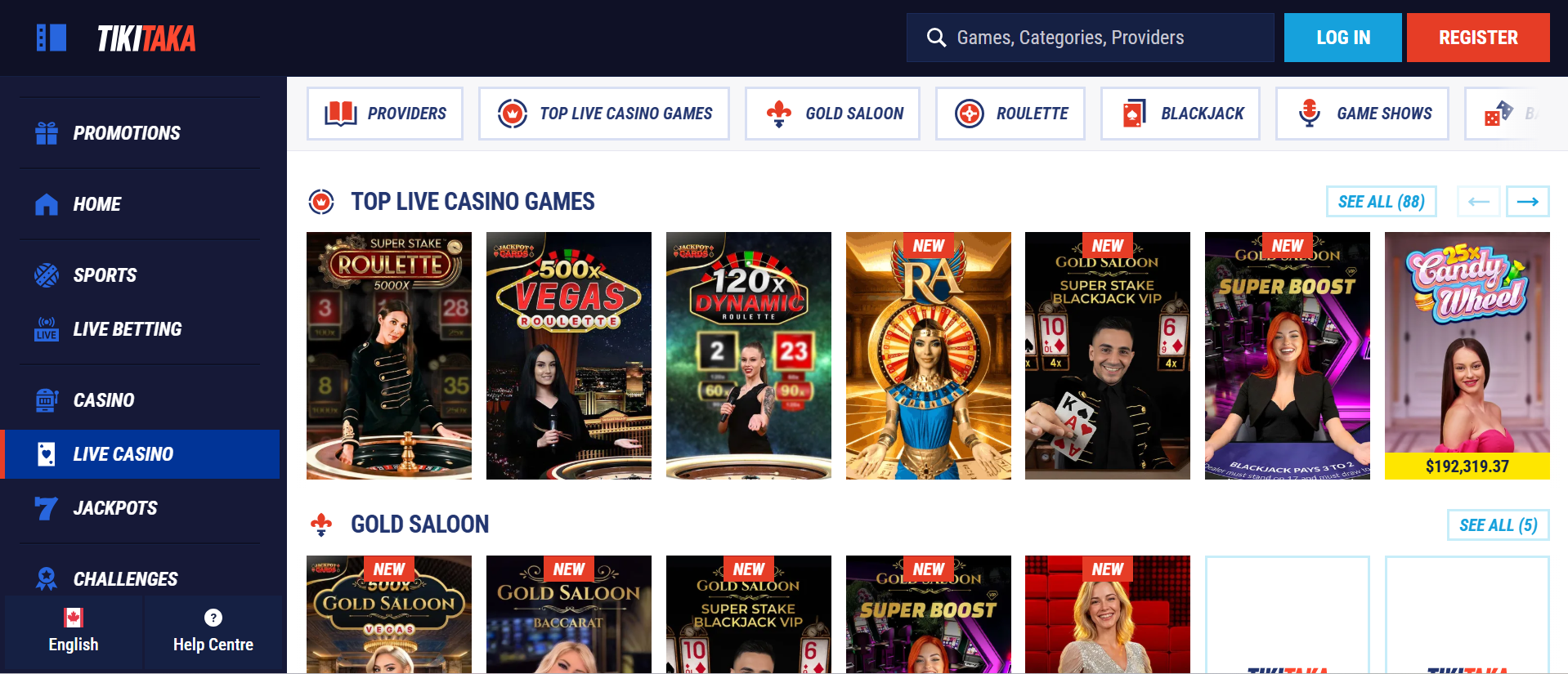 TikiTaka Online Wetten